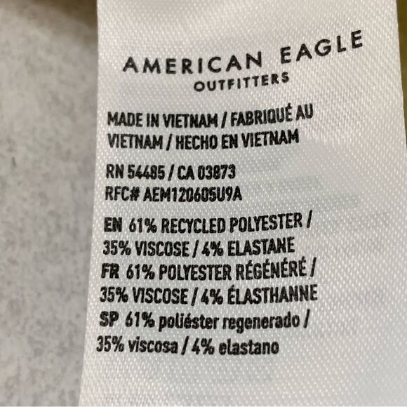 AMERICAN EAGLE OUTFITTERS Thermal Pajama Shorts Women XL Yellow Orange Sun. - Picture 6 of 9